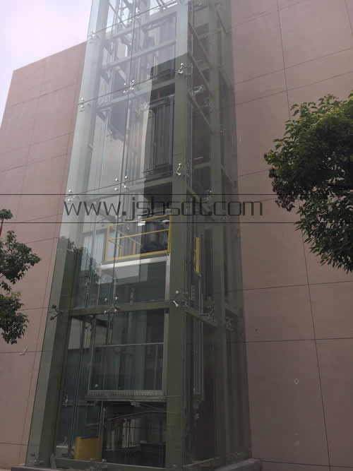 通力觀光電梯南側(cè)拍圖