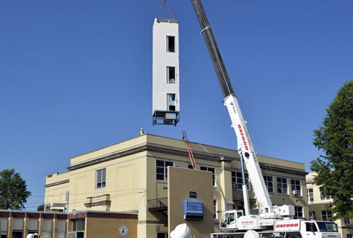 模塊化電梯吊裝