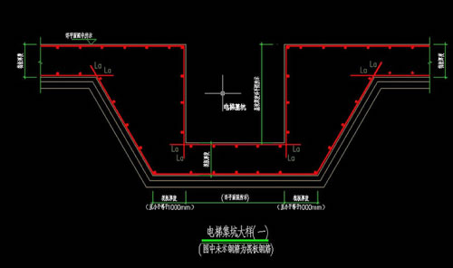 電梯基坑做法圖