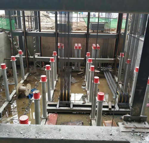 貨梯電梯底坑和緩沖器